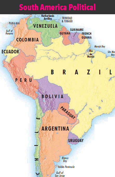 Map-south-america-political Andean Community
