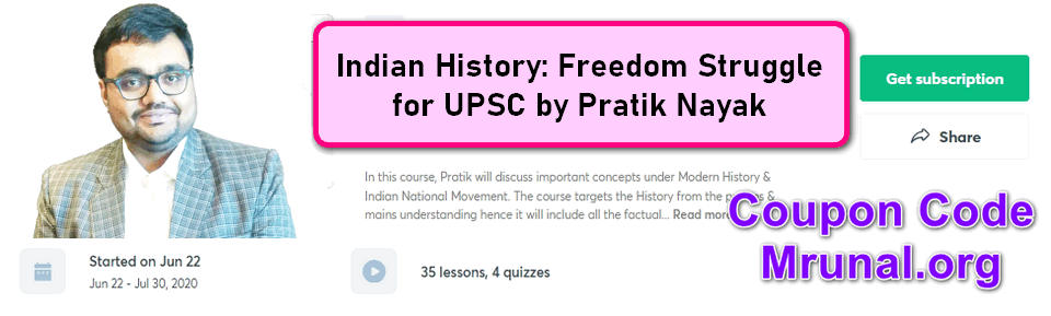 Indian History Freedom Struggle Pratik Nayak