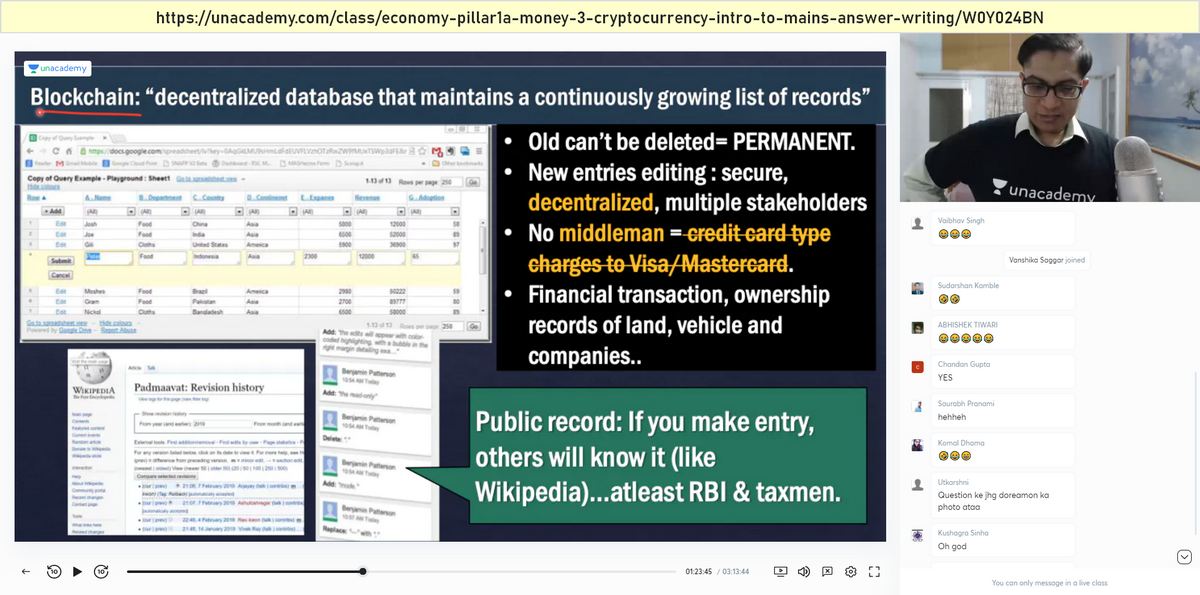 UPSC Prelims Answerkey Economy Blockchain technology and cryptocurrency